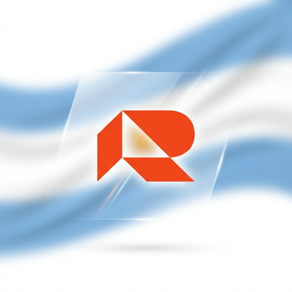 Logo RioplatixAI sobre fondo